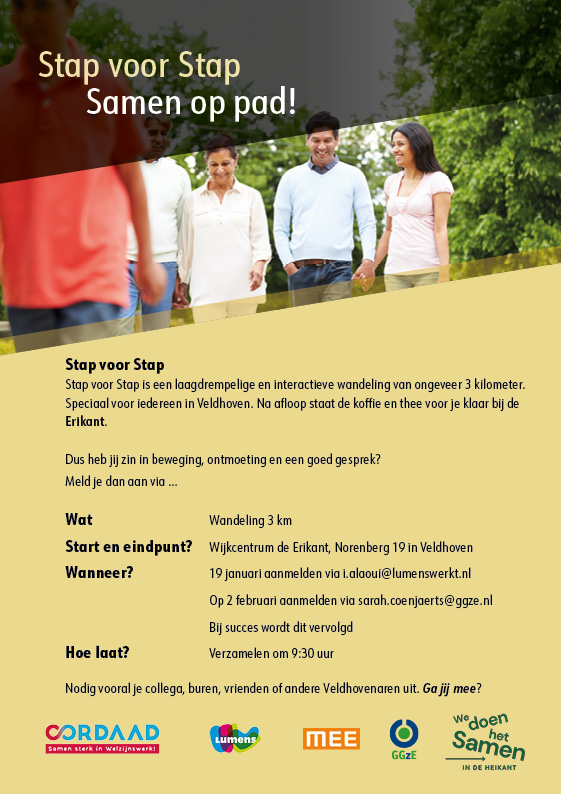 Flyer Stap voor Stap